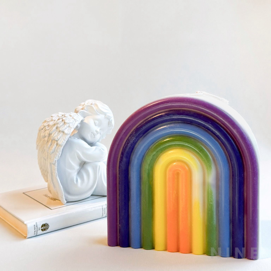 Rainbow Candle